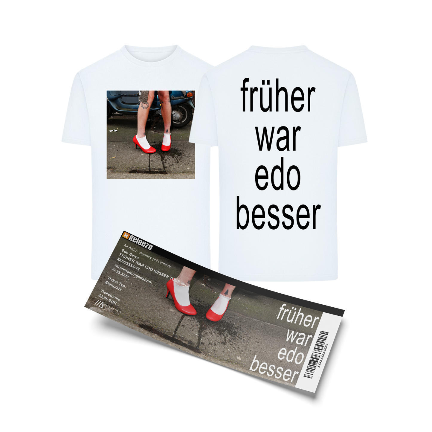 FRÜHER WAR EDO BESSER TOUR 2025 - Ticket & Shirt Bundle - München