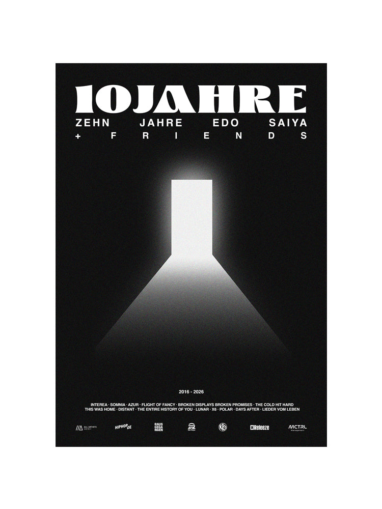 10 JAHRE EDO SAIYA POSTER