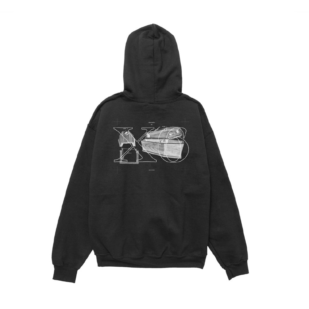 X6 Sarg Hoodie - Black